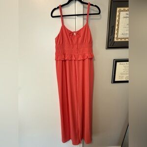 Francesca's Collections Coral Maxi Dress